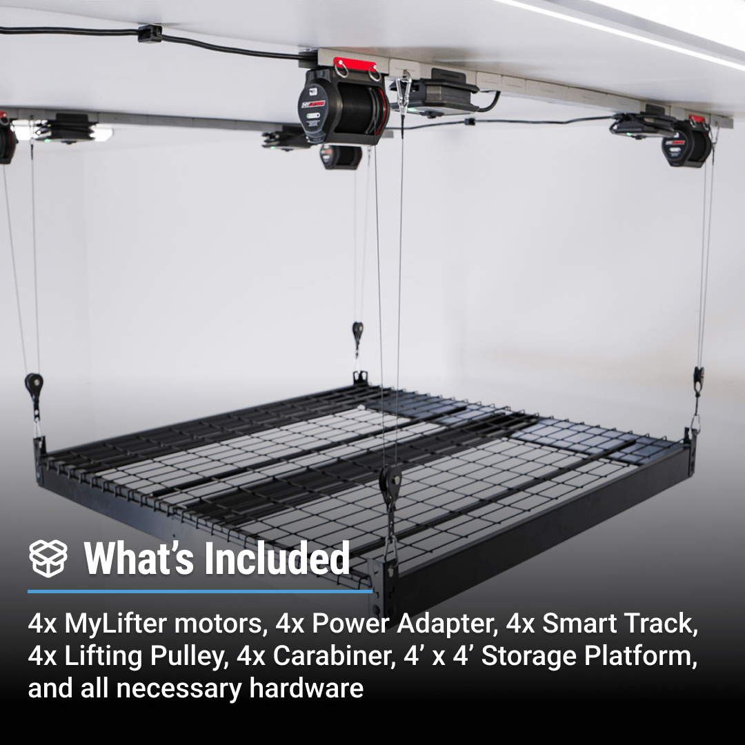 4' x 4' Platform Storage Lifter