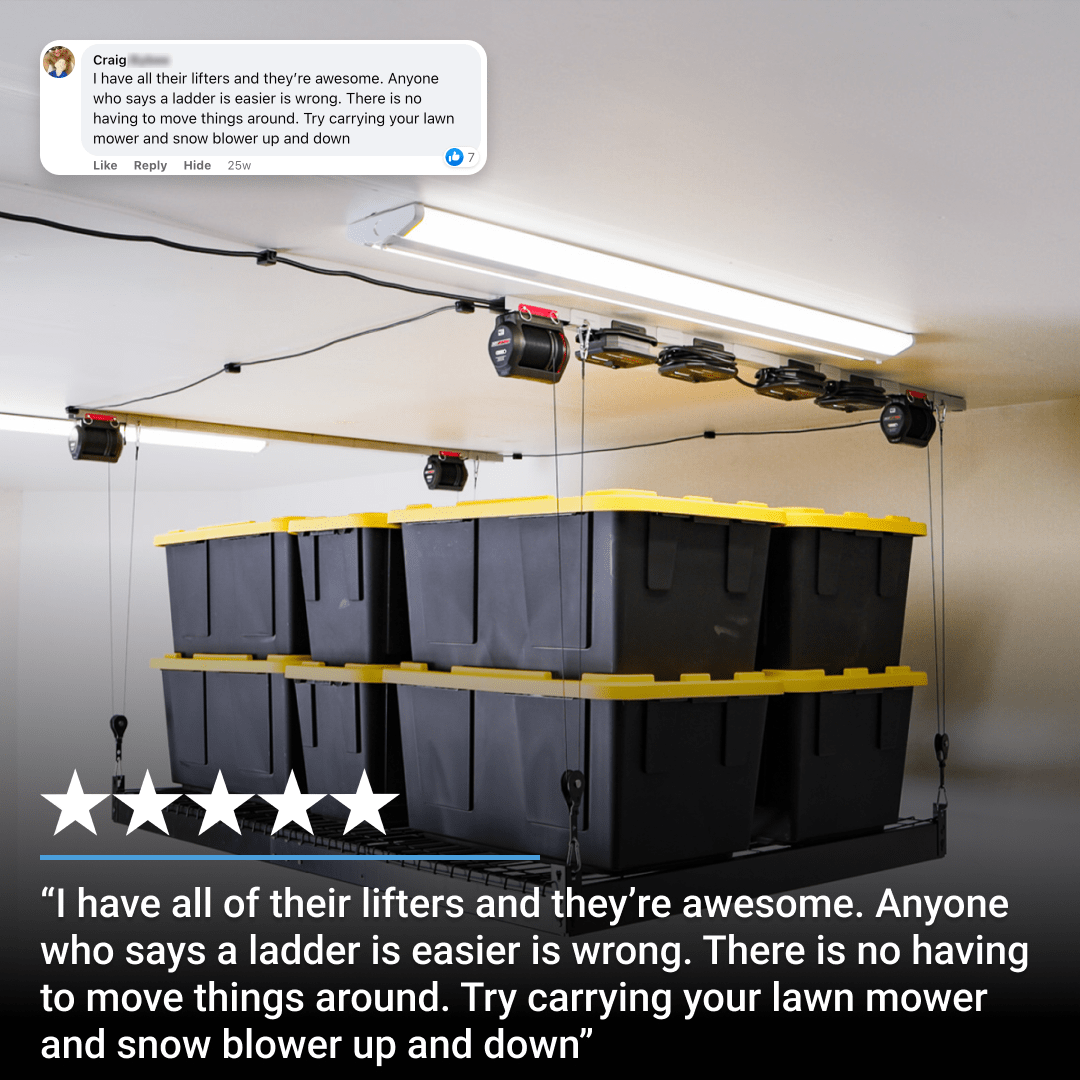 4' x 6' Platform Storage Lifter