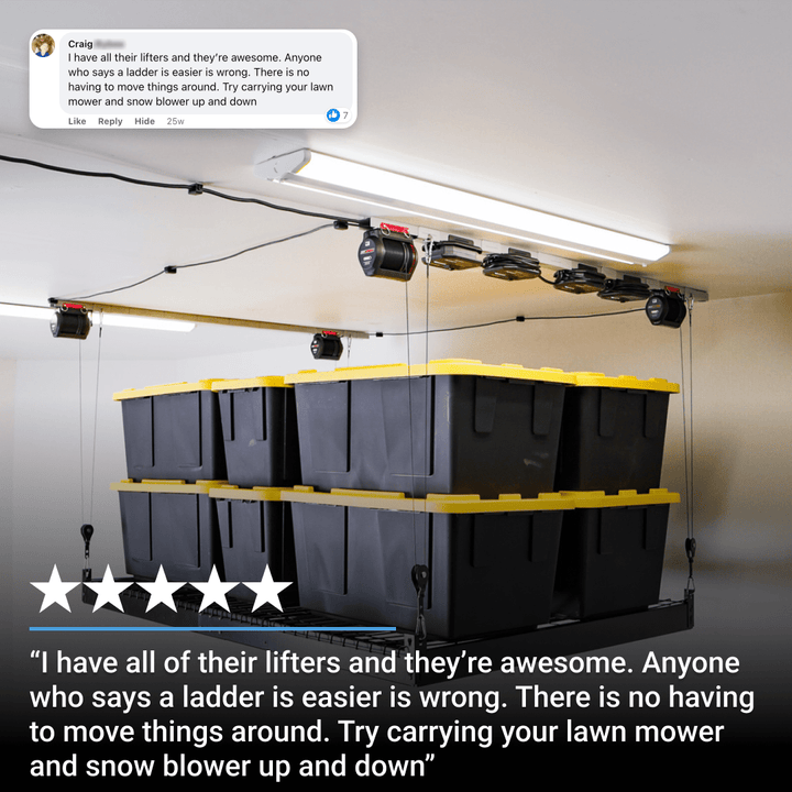 4' x 6' Platform Storage Lifter